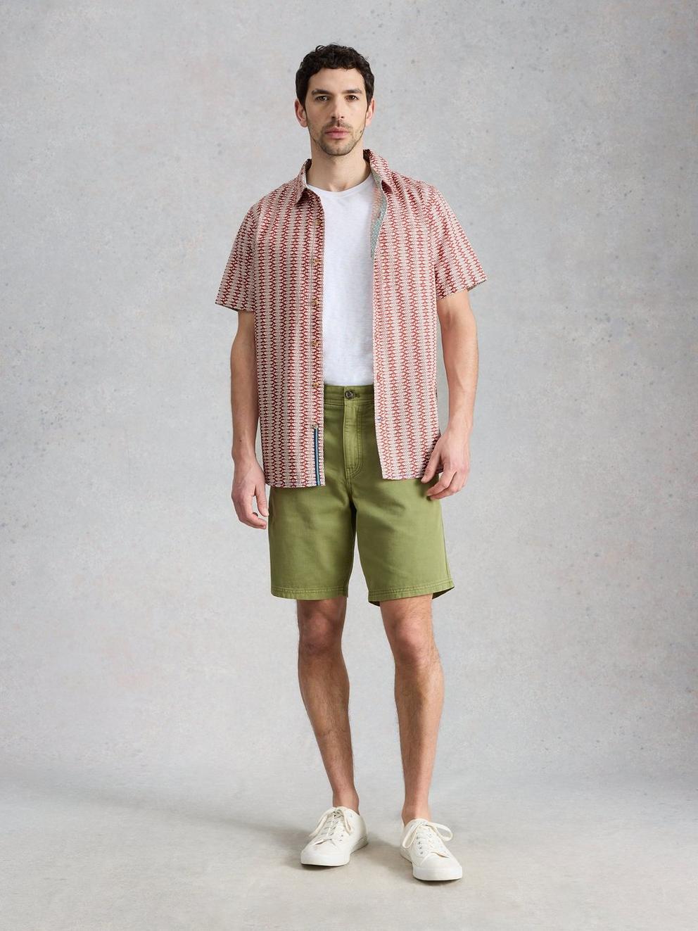 Finsbury SS Fish Printed Shirt