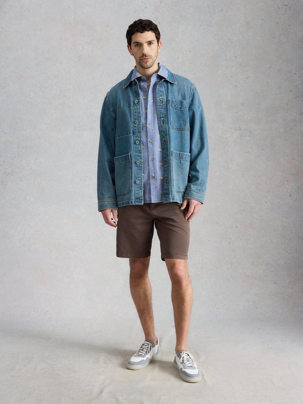 Finsbury SS Camel Print Shirt