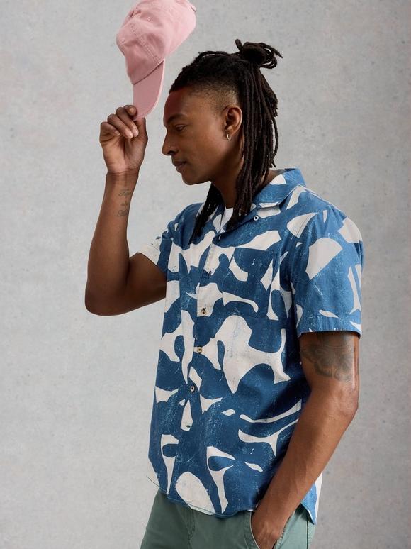 Hayle SS Abstract Print Shirt