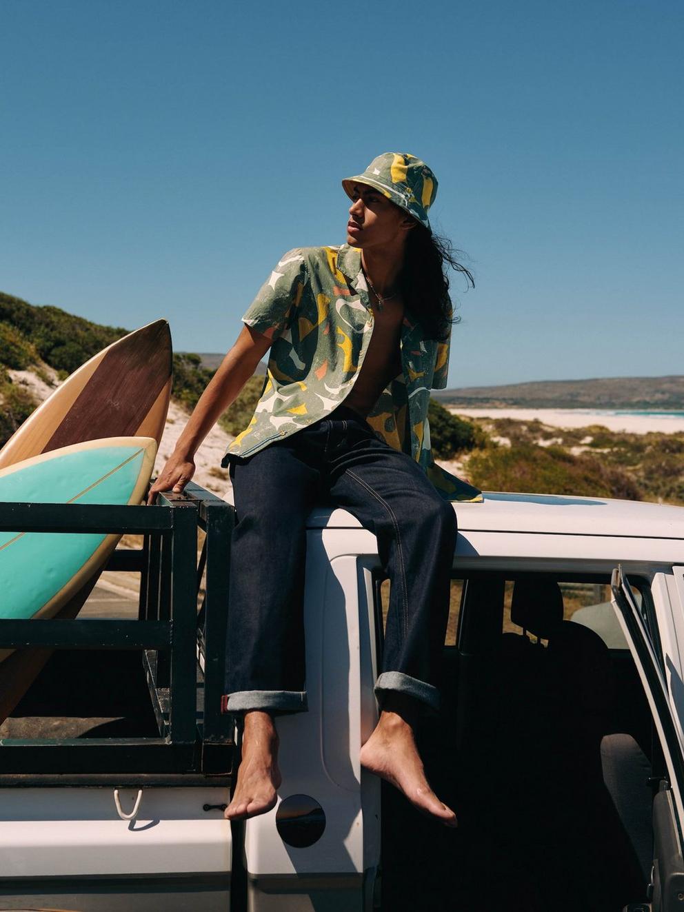 Hayle SS Abstract Print Shirt