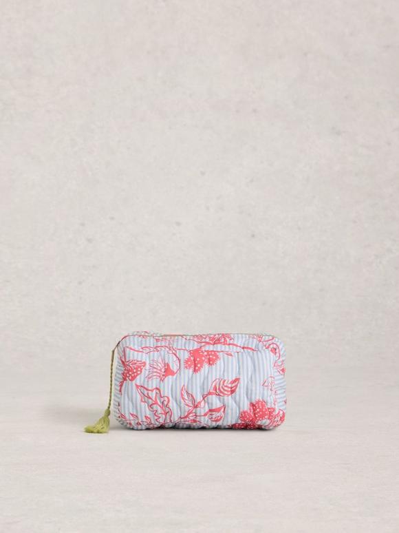 Shelby Quilted Zip Wash Bag