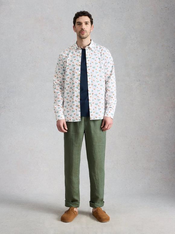 Salcombe LS Beach Print Shirt