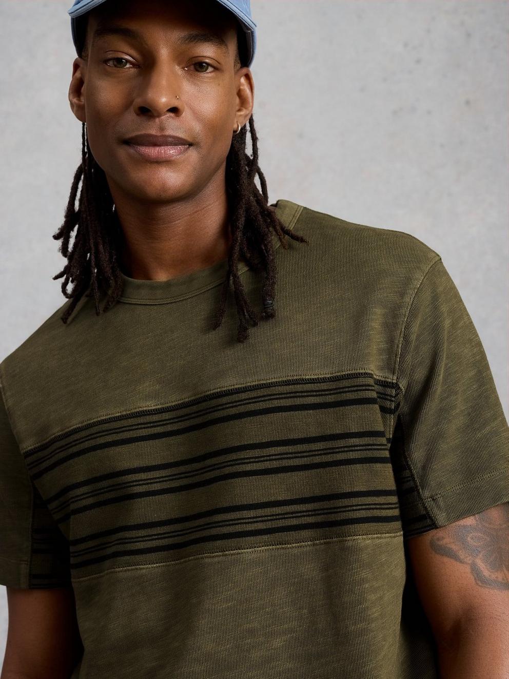 Harrington Cut Stripe Tee