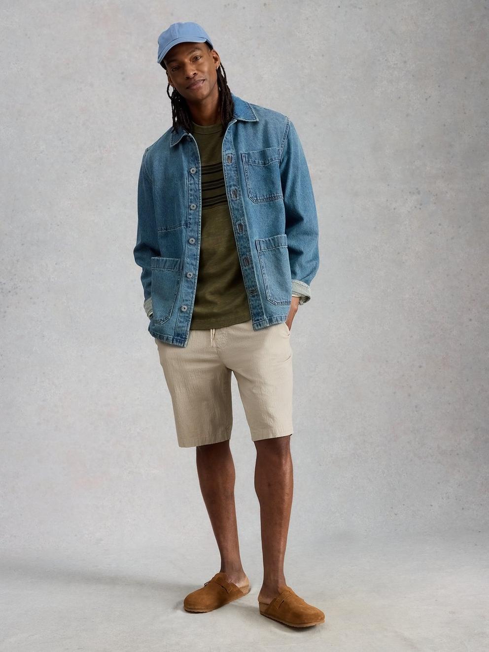 Harrington Cut Stripe Tee