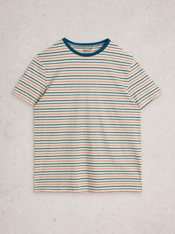 SS Multi Stripe Tee