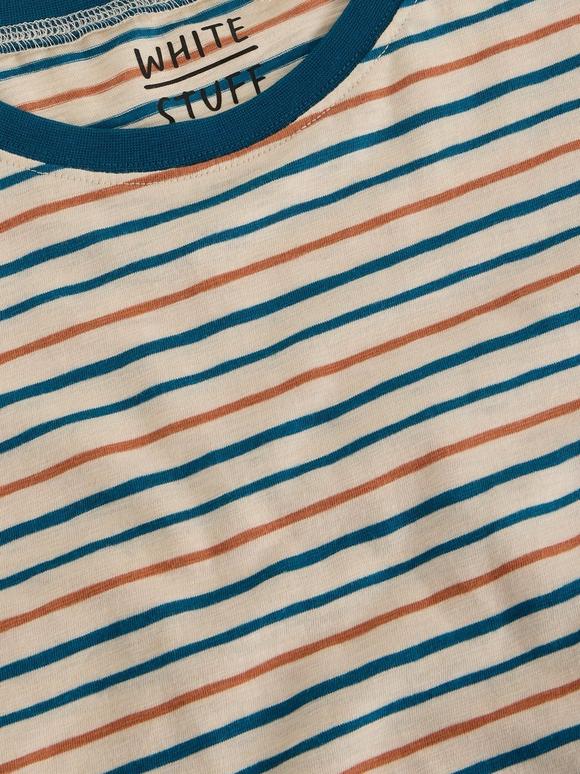SS Multi Stripe Tee
