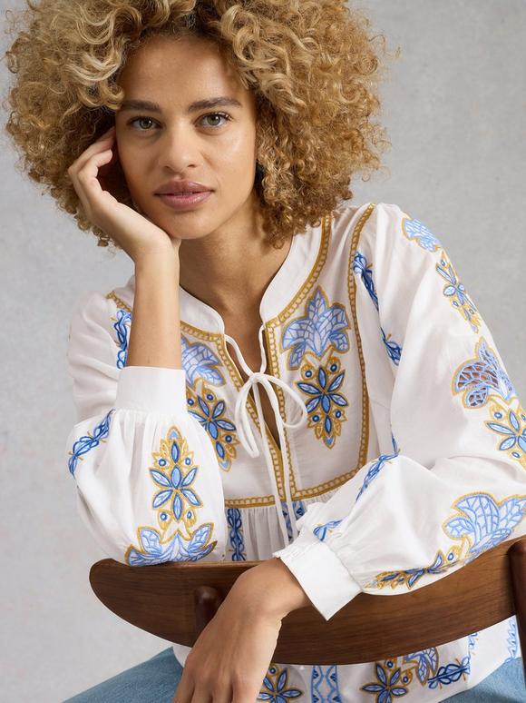 Ciara Embroidered Blouse