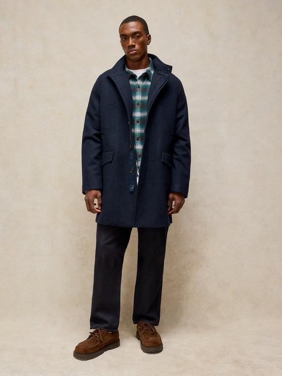 WITHAM WOOL BLEND FUNNEL COAT