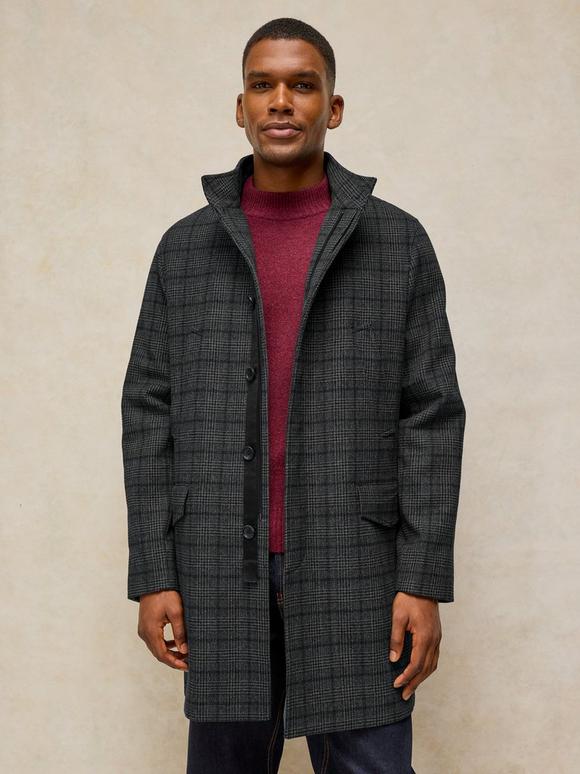 WITHAM WOOL BLEND FUNNEL COAT
