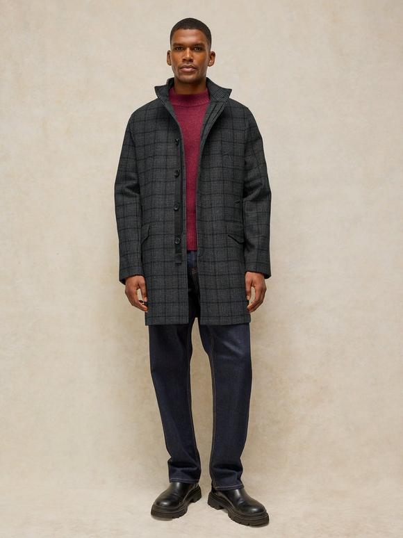 WITHAM WOOL BLEND FUNNEL COAT