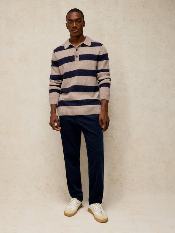 BUCKLEY STRIPED RUGBY JUMPER