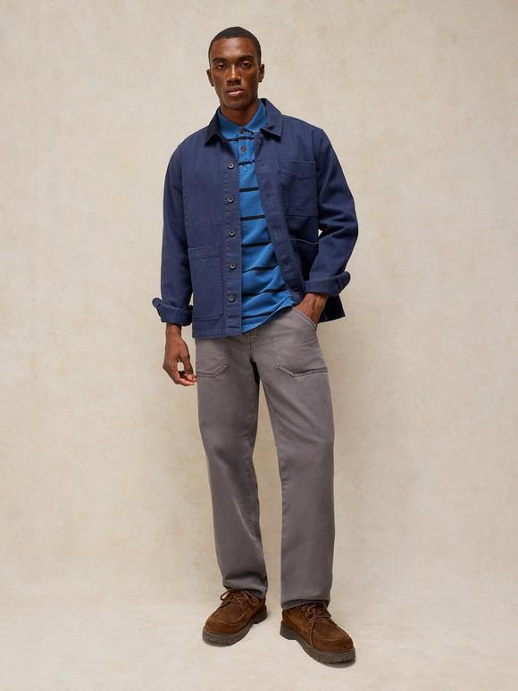 SS STRIPE UTILITY POLO