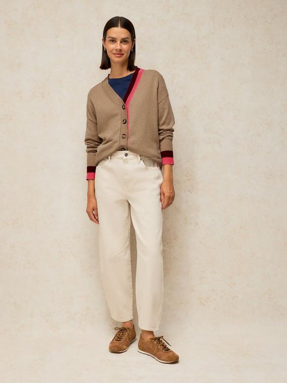 KATIE WOOL VEE NECK CARDIGAN