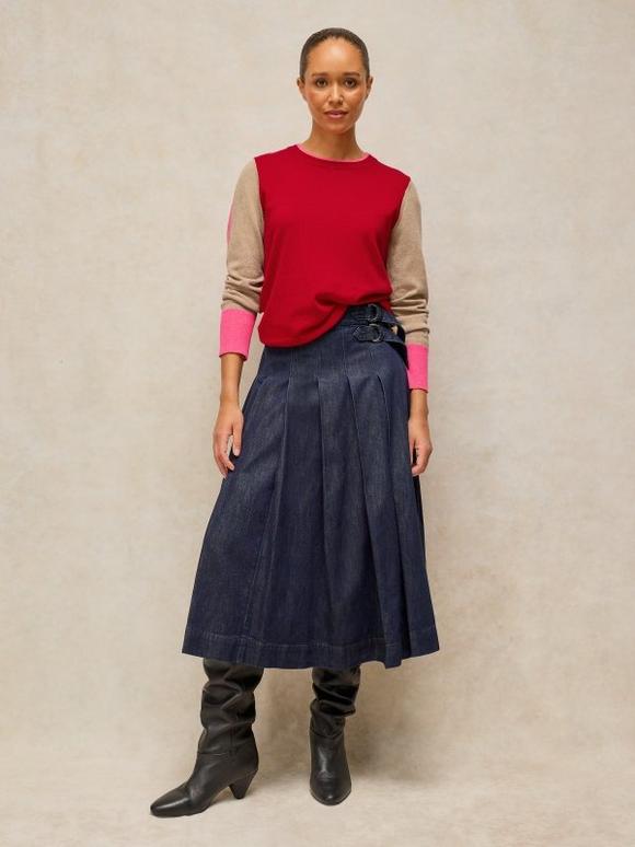 KATIE COL BLOCK JUMPER