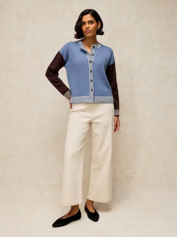 SANSA COLOURBLOCK CARDI