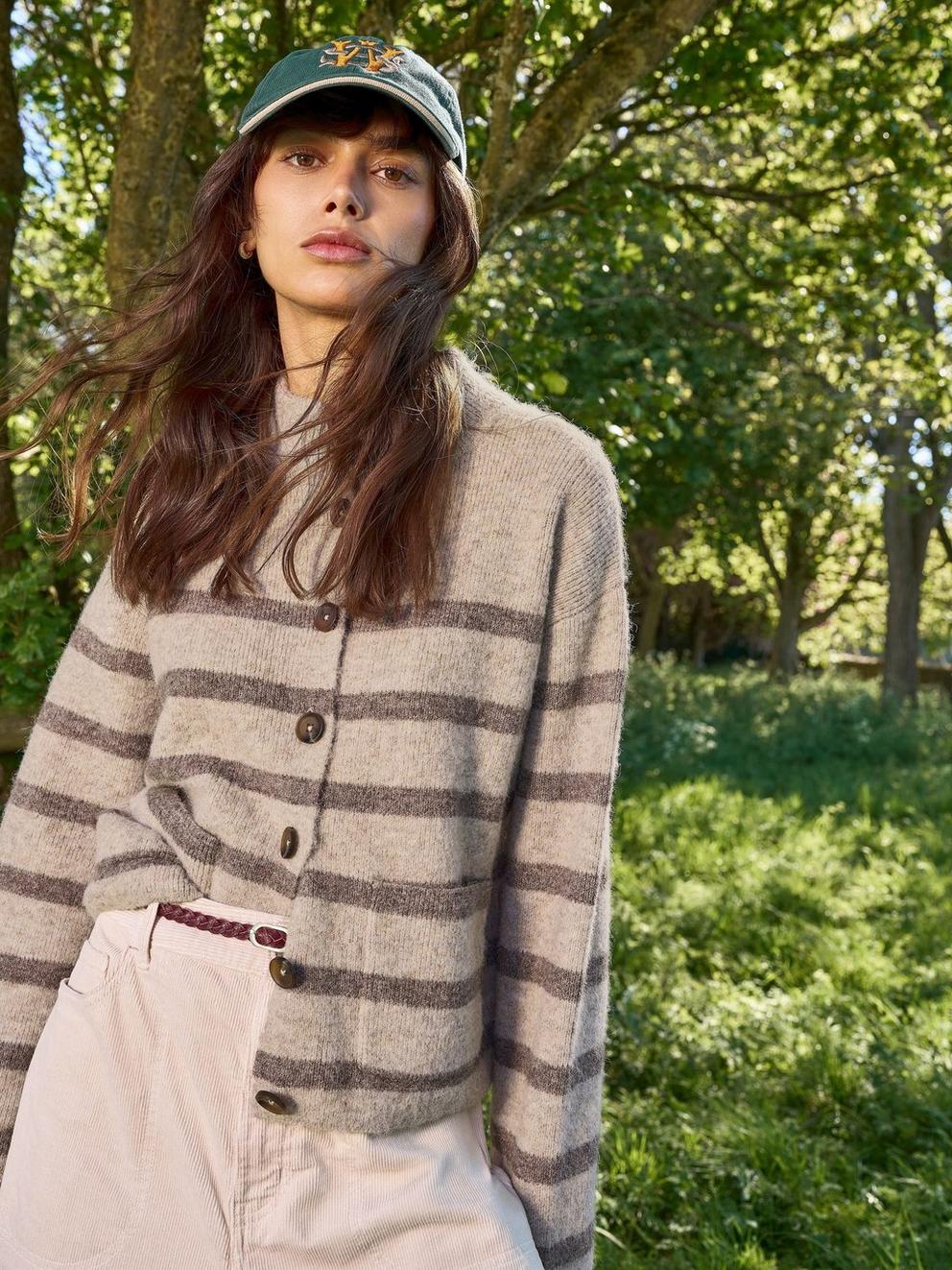 MARGOT STRIPE CARDI