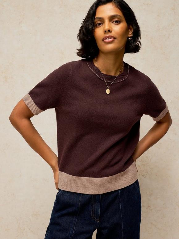 SANSA KNITTED TEE