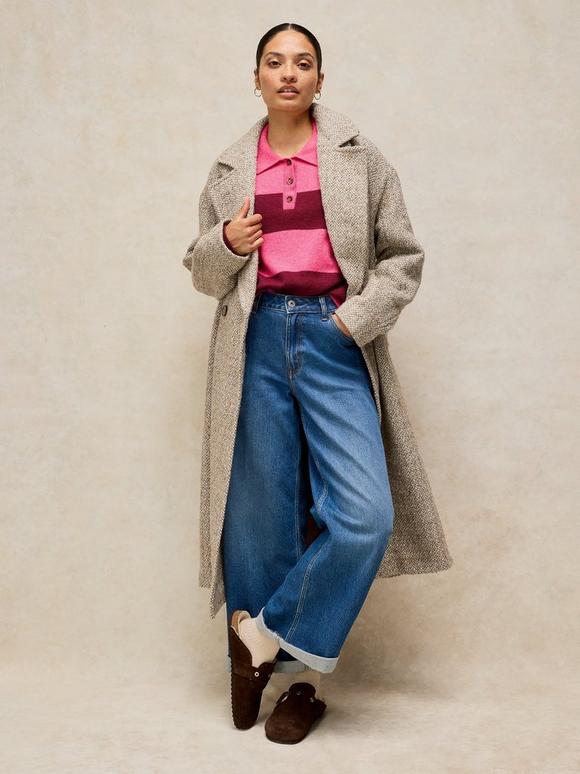 CAMILLA STRIPE COLLAR JUMPER