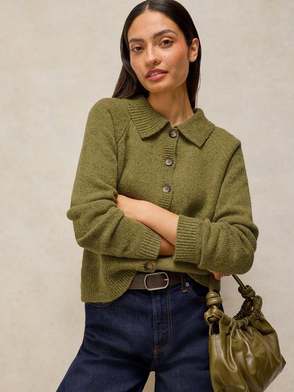 SHEPHERD COLLAR CARDI