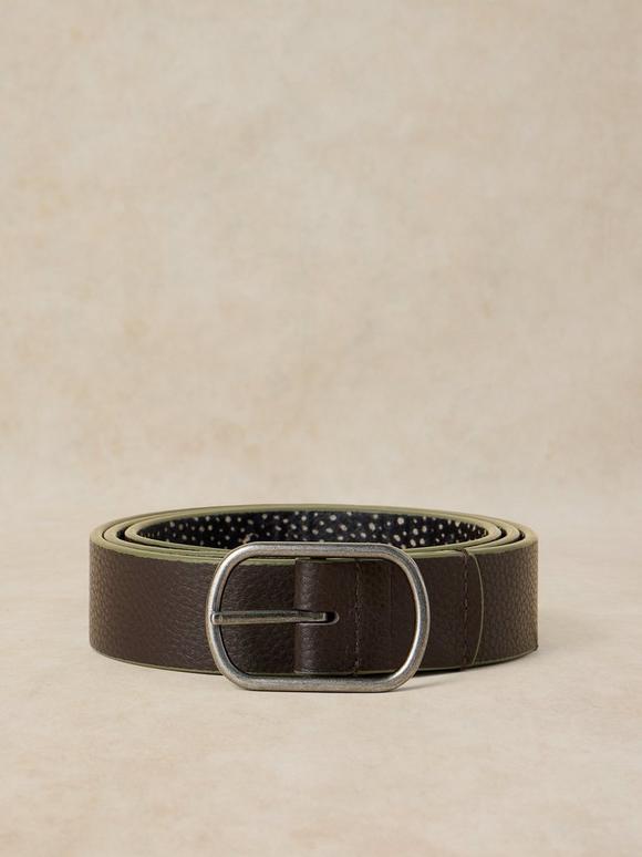 REVERSIBLE LEATHER BELT