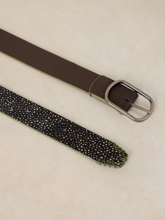 REVERSIBLE LEATHER BELT