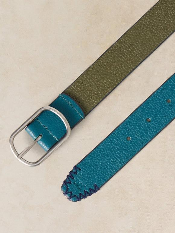 REVERSIBLE LEATHER BELT