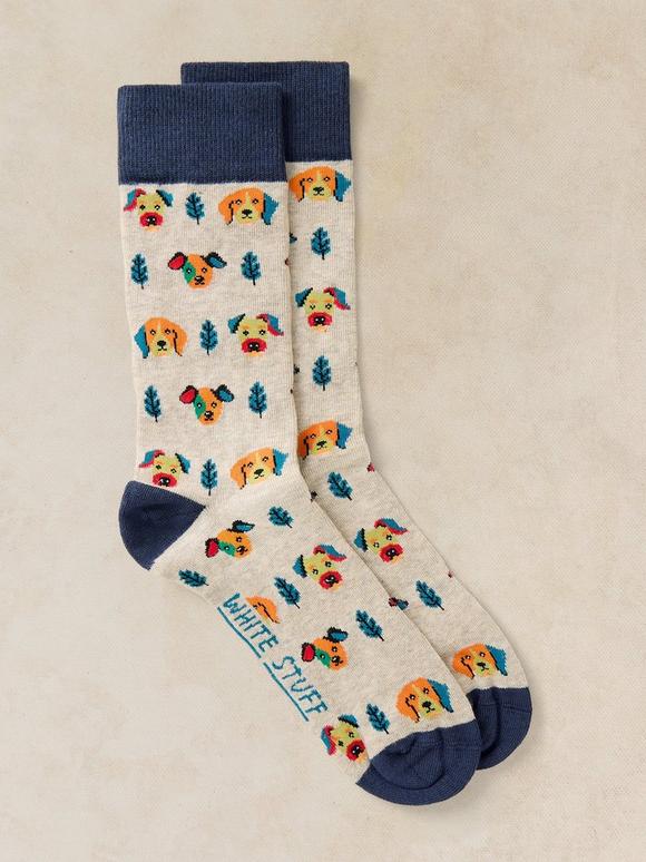 DOG FACES ANKLE SOCK