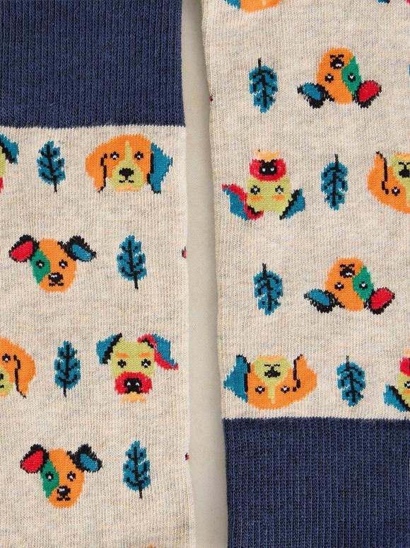 DOG FACES ANKLE SOCK