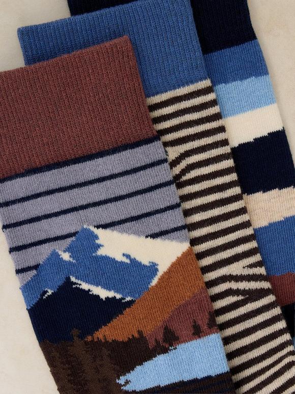 3PK FOREST EXPLORER ANKLE SOCK