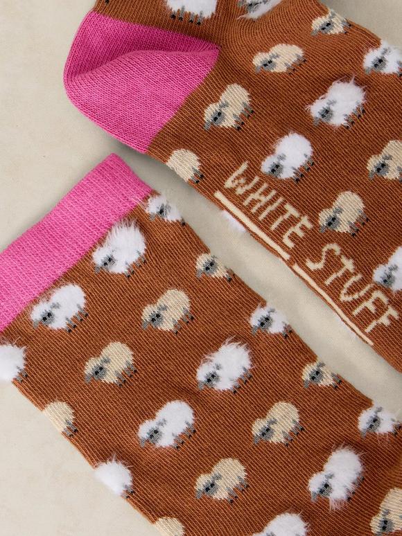FLUFFY MINI SHEEP ANKLE SOCK