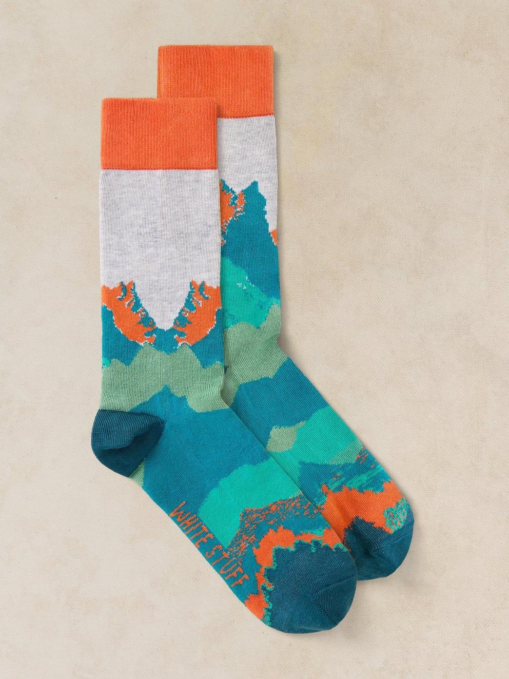 MOUNTAIN SCENIC ANKLE SOCK