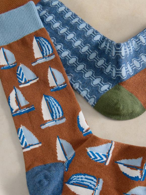 2PK SAILING ANKLE SOCK