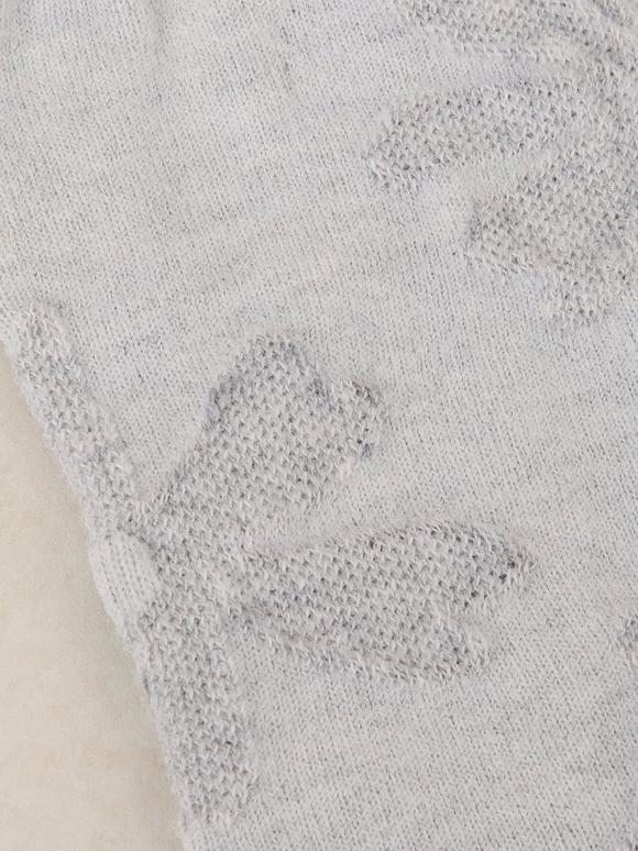 FLORAL TEXTURE ANKLE SOCK