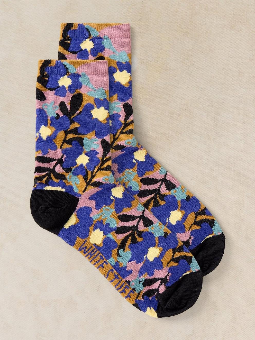 ALL OVER FLORAL ANKLE SOCK