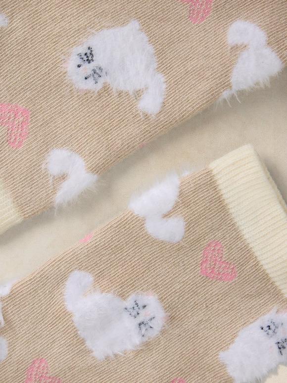 FLUFFY CAT ANKLE SOCK