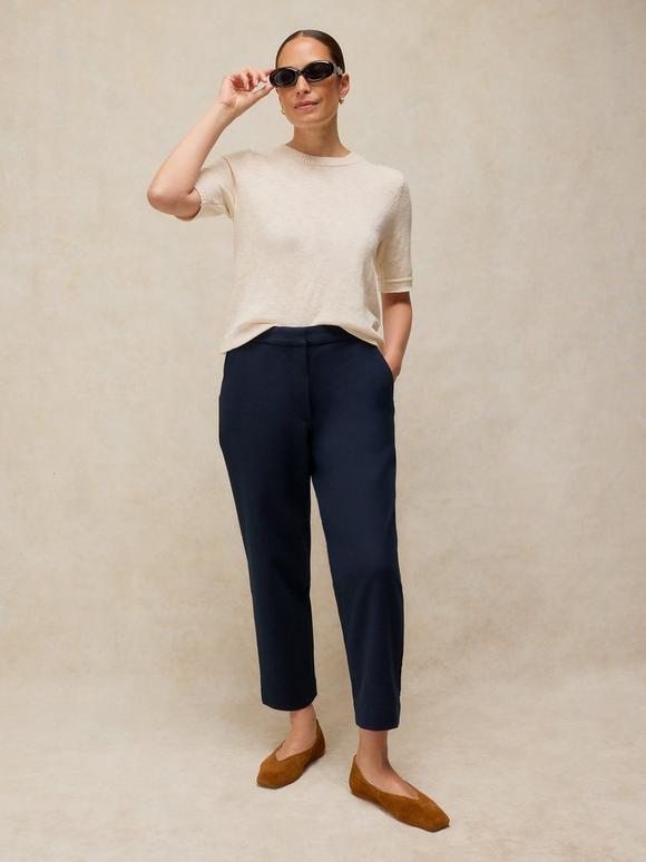 ILLY CROP STRAIGHT TROUSER