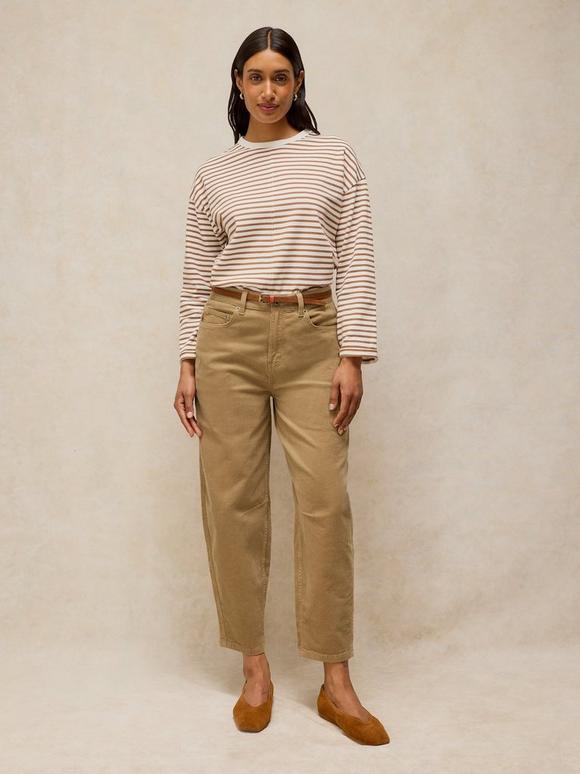 AUBREY BARREL CORD TROUSER