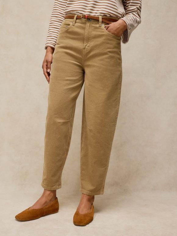 AUBREY BARREL CORD TROUSER