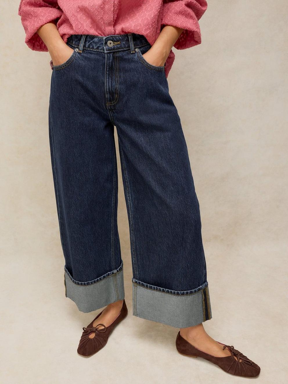 BAILEY STRAIGHT TURN UP JEANS