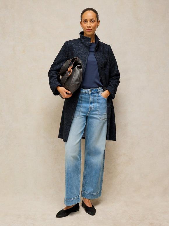 KAIA TWEEDY COAT