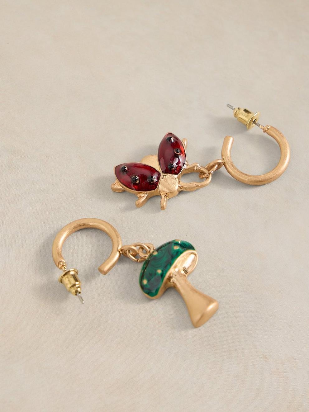 WOODLAND MISMATCH EARRINGS