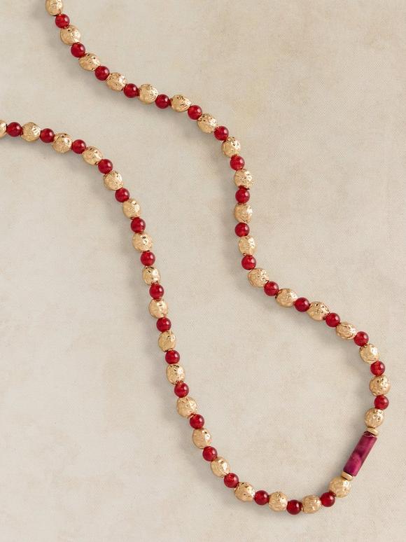 SEMIPRECIOUS BEAD NECKLACE