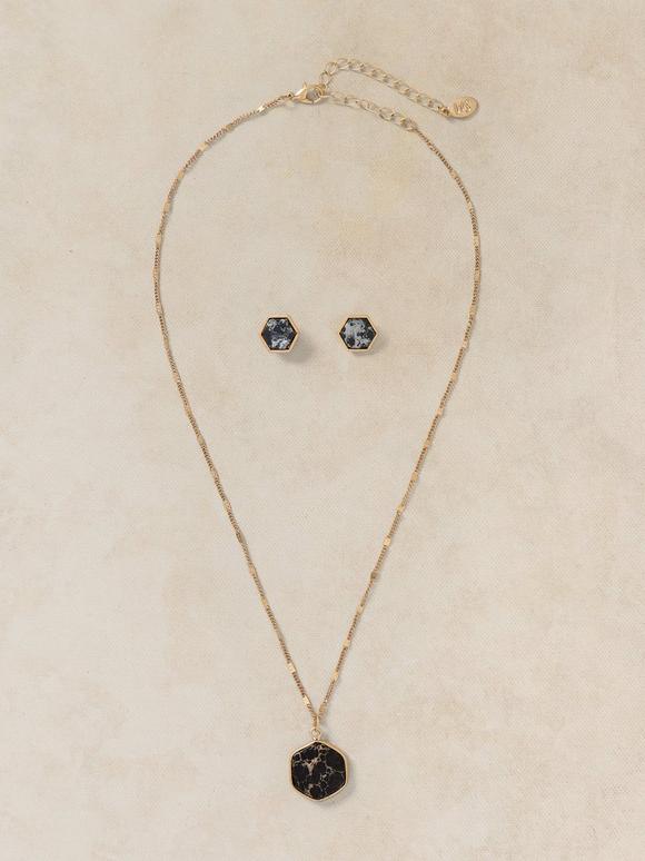 2PK SEMI PRECIOUS SET