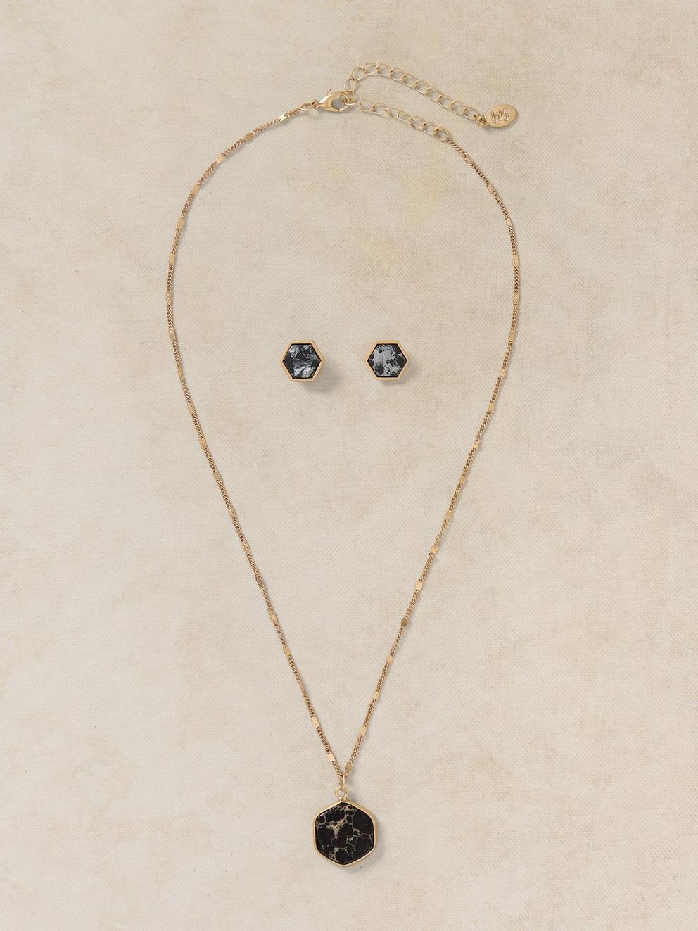 2PK SEMI PRECIOUS SET