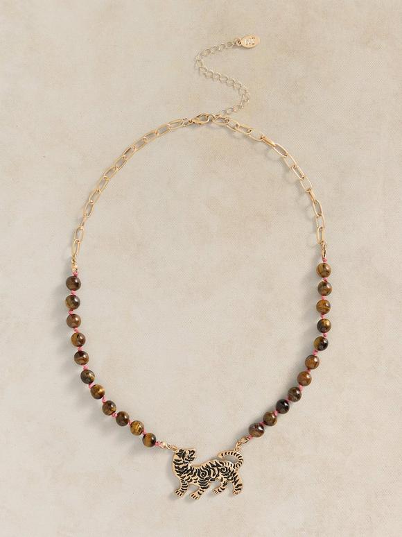 SEMIPRECIOUS TIGGY NECKLACE
