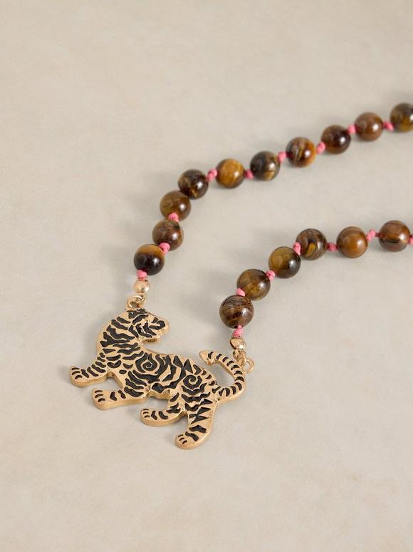 SEMIPRECIOUS TIGGY NECKLACE