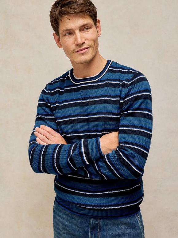 ATTADALE STRIPE CREW NECK