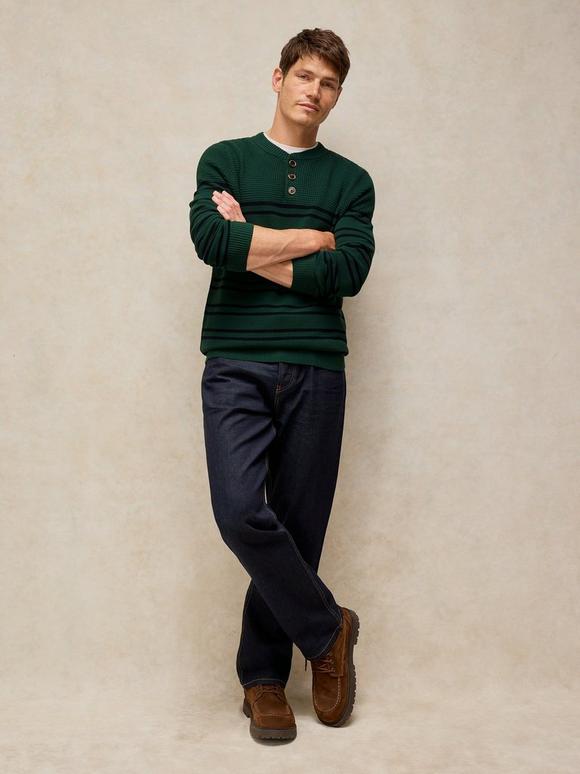 ATTADALE STRIPE HENLEY JUMPER