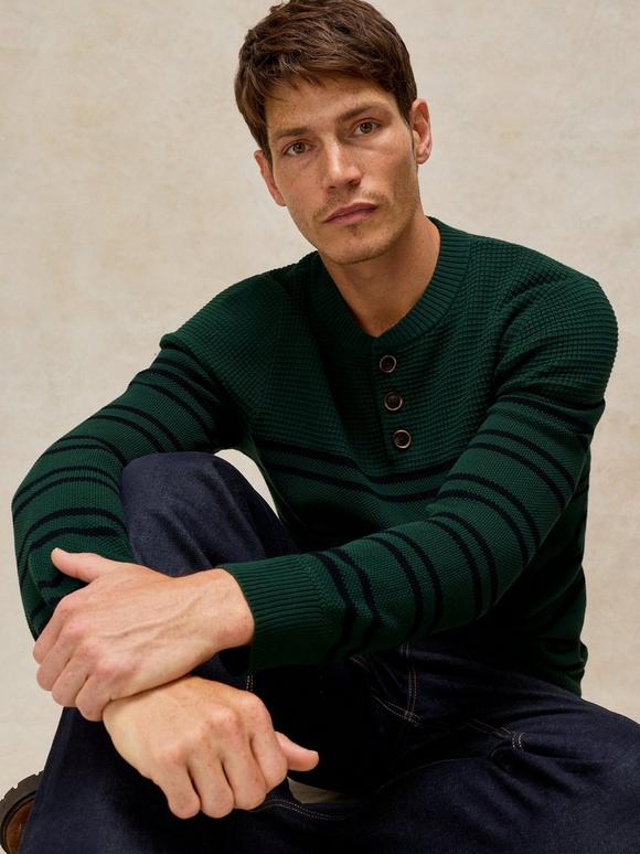 ATTADALE STRIPE HENLEY JUMPER