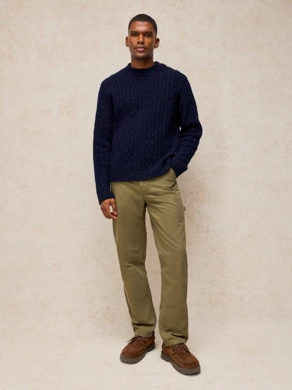 BERKLEY BUTTON NECK JUMPER